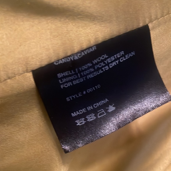 Candy & Caviar Black Peacoat - SZ XS - Picture 9 of 10